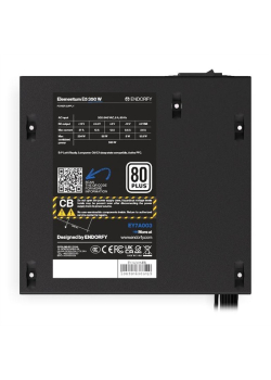 Zasilacz Endorfy Elementum E5 350W ATX 120mm 80 Plus aPFC Bulk-1297542