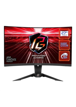 Monitor ASRock 27" Curved Phantom Gaming Monitor PG27Q15R2A 2xHDMI DP WiFi głośniki 2x2W