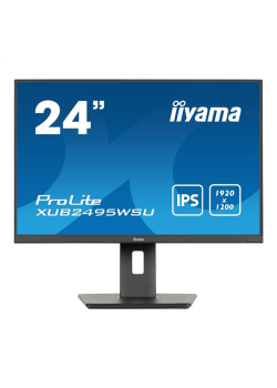 Monitor iiyama 24,1" ProLite XUB2495WSU-B7 IPS WUXGA 75Hz HDMI DP HUB głośniki