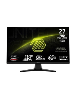 Monitor MSI 27" MAG 274CXF Rapid VA FHD 280Hz 2xHDMI DP