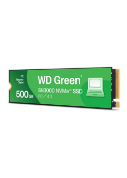 Dysk SSD WD Green SN3000 500GB M.2 2280 NVMe (5000/4100 MB/s) WDS500G4G0E-1312267