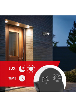 Czujnik ruchu PIR Maclean, na podczerwień, IP65, szary, zasięg 12m, MCE201 GR-1317811