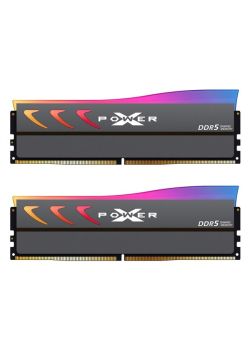 Pamięć DDR5 Silicon Power XPOWER Storm RGB Gaming 32GB (2x16GB) 6000MHz CL30 1.35V UDIMM Gray