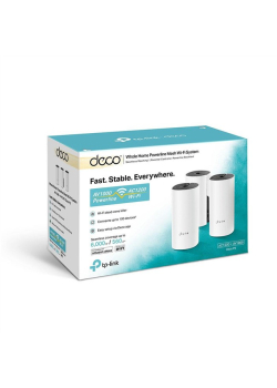 System Mesh TP-Link Deco P9 Hybrid Wi-Fi 5 AC1200 + AV1000 2x1GbE 3-pack-1315031