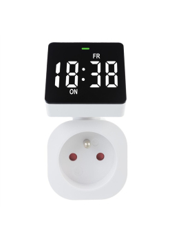 Włącznik czasowy - timer cyfrowy GreenBlue, max. obciążenie 16A, IP20, GB610 E-1317556