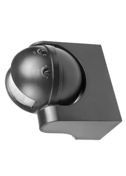 Czujnik ruchu PIR Maclean, na podczerwień, IP44, szary, zasięg 12m, max. obciążenie 800/1200W, MCE358 G-1317782