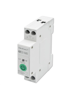 Przekaźnik Wi-Fi Qoltec 63A na szynę DIN z licznikiem energii elektyrcznej | TUYA | SMART LIFE-1317843