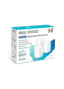 System Mesh TP-Link Deco X50-PoE AX3000 Wi-Fi 6 1x1GbE 1x2.5GbE PoE 1-pack-1315057