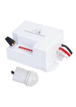 Czujnik ruchu PIR Maclean MCE32 V, z zewnetrznym sensorem,12-24V DC, 360°