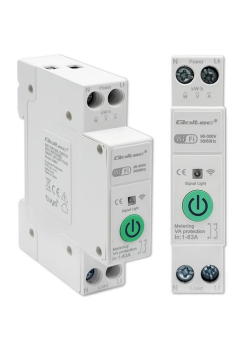 Przekaźnik Wi-Fi Qoltec 63A na szynę DIN z licznikiem energii elektyrcznej | TUYA | SMART LIFE-1317840