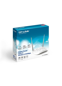 Router TP-Link TD-W8961N v3 Wi-Fi N300,  ADSL2+ Modem Router-1315300