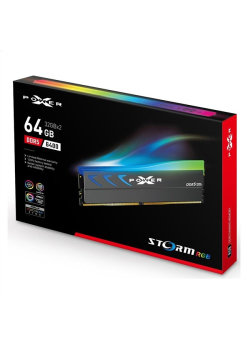 Pamięć DDR5 Silicon Power XPOWER Storm RGB Gaming 64GB (2x32GB) 6400MHz CL32 1.4V UDIMM Gray-1311256