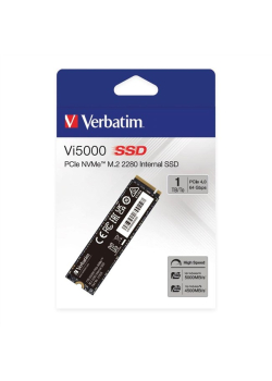 Dysk SSD Verbatim Vi5000 1TB M.2 PCIe Gen4 NVME 2280 (5000/4500 MB/s)-1312051