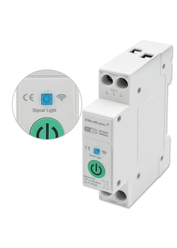 Przekaźnik Wi-Fi Qoltec 63A na szynę DIN z licznikiem energii elektyrcznej | TUYA | SMART LIFE-1317836