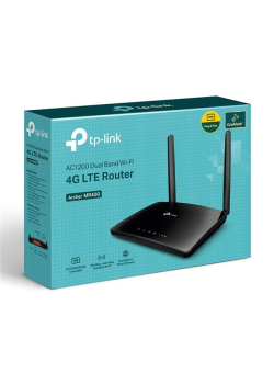 Router TP-Link Archer MR400 V4.30 Wi-Fi  4G LTE AC1200 DualBand 3xLAN 1xWAN/LAN-1315372