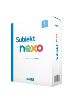 Oprogramowanie InsERT- Subiekt nexo - 1 st.