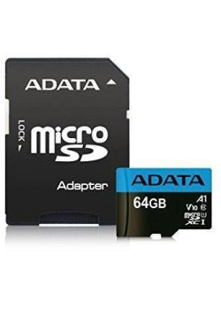 Karta pamięci ADATA microSDXC/SDHC Premier 64GB UHS-I Class 10 + adapter