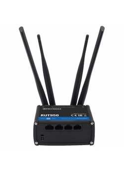 Router 4G LTE Teltonika RUT950, WiFi 802.11b/g/n, 2x SIM, 4x LAN/WAN 10/100 Mbps