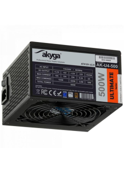 Zasilacz ATX 500W Akyga Ultimate AK-U4-500 80+ Bronze Fan12cm P8 6xSATA 2xPCI-E