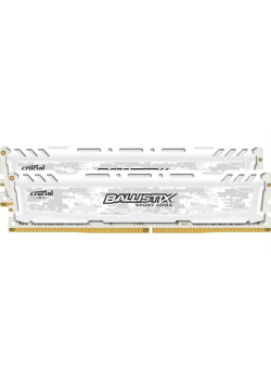 Pamięć DDR4 Crucial Ballistix Sport 16GB (2x8GB) 2666MHz CL16 1,2V White