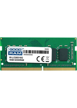 Pamięć SODIMM DDR4 GOODRAM 16GB 2666MHz  ded. do LENOVO (W-LO26S16G)
