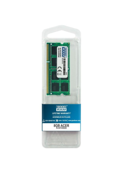 Pamięć SODIMM DDR3 GOODRAM 8GB 1600MHz  ded. do ACER (W-AR16S08G)-78109