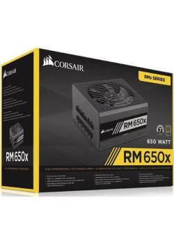 Zasilacz Corsair RM650x 650W ATX 140mm 80+ Gold Spraw >90%-86345
