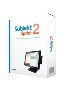 Oprogramowanie InsERT - Subiekt Sprint 2