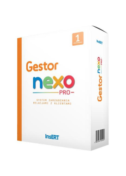 Oprogramowanie InsERT - Gestor nexo Pro 1 stn