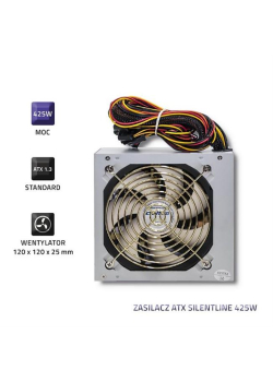Zasilacz ATX Qoltec SilentLine 425W Bulk II-926804