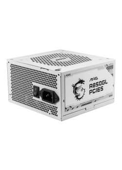 Zasilacz MSI MAG A850GL PCIE5 WHITE 850W 120mm 80plus Gold aPFC-926307