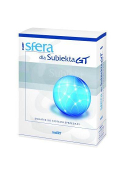 Oprogramowanie InsERT - Sfera dla Subiekta GT
