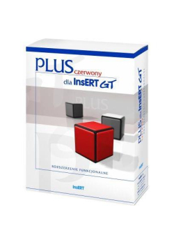 Oprogramowanie InsERT - czerwony PLUS dla InsERT GT