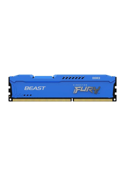 Pamięć DDR3 Kingston Fury Beast 8GB (1x8GB) 1600MHz CL10 1,5V niebieska