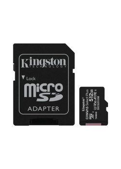Karta pamięci Kingston microSD Canvas Select Plus 512GB Class 10 UHS-I U3 V30 + adapter