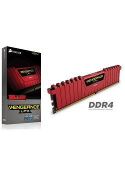 Pamięć DDR4 Corsair Vengeance LPX 8GB (1x8GB) 2666MHz XMP 2.0 CL16 1,2V Red