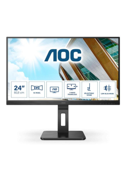 Monitor AOC 23,8" 24P2QM VGA DVI HDMI DP USB 3.0x4 głośniki 2x2W