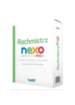 Oprogramowanie InsERT - Rachmistrz nexo pro - rozszerzenie do 100 Podmiotów