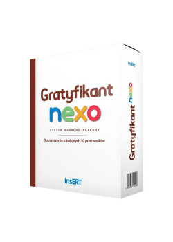 Oprogramowanie InsERT - Gratyfikant nexo PRO rozszerzenie o kolejnych 50 pracowników