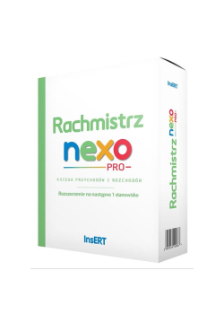 Licencja InsERT - Rachmistrz NEXO PRO rozszerzenie na następne 1 stanowisko