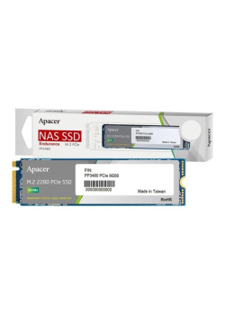 Dysk SSD Apacer PP3480 256GB M.2 PCIe NVMe Gen3 x4 2280 (2300/1100 MB/s), TLC 3D NAND-950796