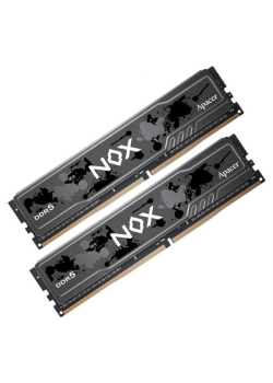 Pamięć DDR5 Apacer NOX 64GB (2x32GB) 6200MHz CL40 1,35V Black XMP-950411