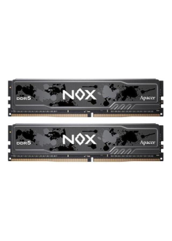 Pamięć DDR5 Apacer NOX 64GB (2x32GB) 6400MHz CL40 1,4V Black XMP