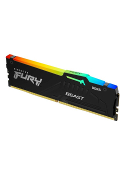 Pamięć DDR5 Kingston FURY Beast RGB 16GB (2x8GB) 6000MHz CL40 1,35V Czarna-952877