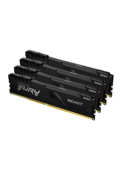 Pamięć DDR4 Kingston Fury Beast 64GB (4x16GB) 3200MHz CL16 1,35V czarna