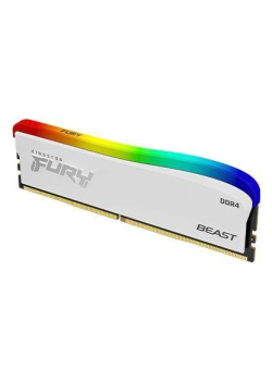 Pamięć DDR4 Kingston Fury Beast RGB SE 16GB (1x16GB) 3600MHz CL18 1,35V Biały-952476