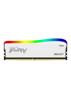 Pamięć DDR4 Kingston Fury Beast RGB SE 8GB (1x8GB) 3200MHz CL16 1,35V Biały