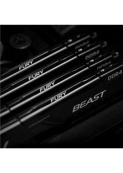 Pamięć DDR4 Kingston Fury Beast 32GB (4x8GB) 3600MHz CL17 1,35V czarna-952535