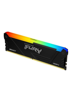 Pamięć DDR4 Kingston Fury Beast RGB 32GB (1x32GB) 3200MHz CL16 1,35V czarna