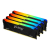 Pamięć DDR4 Kingston Fury Beast RGB 32GB (4x8GB) 3600MHz CL17 1,35V czarna